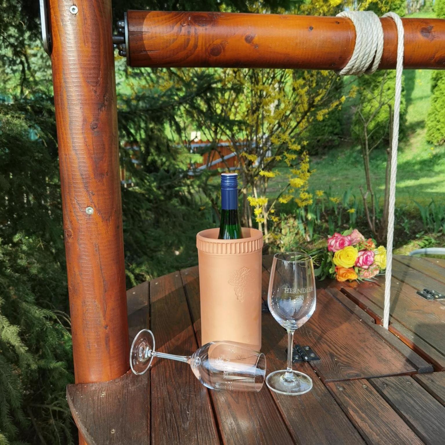 Privatzimmer Am Weinbrunnen 포르히도르프 외부 사진